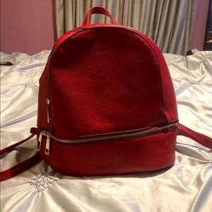 Red backpack